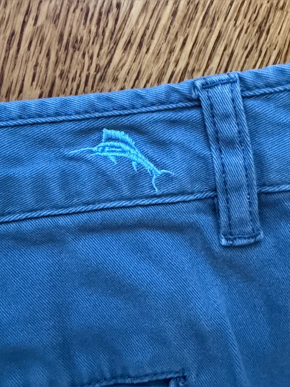 Tommy Bahama Boracay Chino Shorts Men’s 34 Blue Cotton Spandex Stretch Twill - Picture 6 of 11